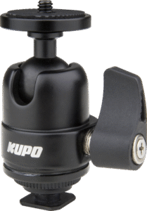 KUPO KS-CB07 Midi Ball Head with Hot Shoe Mount