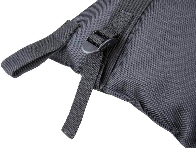 resulting in expensive downtime. Kupo sand bags feature a saddlebag design that is ideally suited to drape over stand legs and boom arms.