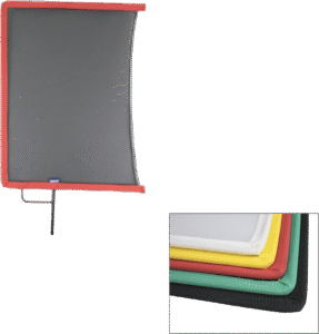 KUPO KT-2436ODBB 24"x 36" Open End Flag Frame - Double Black Bobbin Net