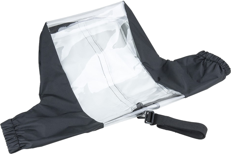 KS-712 / RAIN COVER FOR FOLLOW FOCUS UNIT. Made of cordex textured nylon fabric and transparent plastic