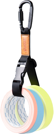 KUPO GT-2540BN Gaffers Tape Holder with Spring Hook