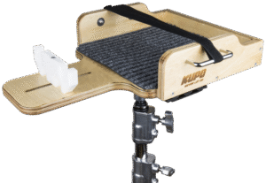the Kupo camera cradle allows you to convert your stand or tripod into a camera docking cradle during set lighting