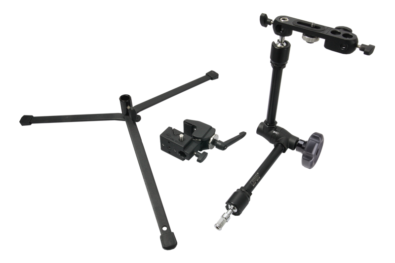 With convi clamp for camera.