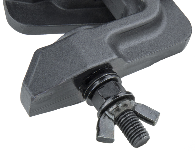 KUPO KCP-151 Ratcheting Jaw C Clamp With M12 Bolt & Nut