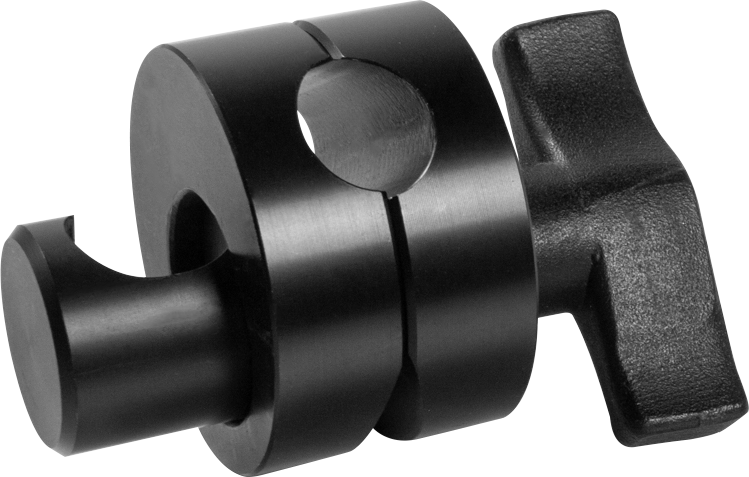 Constructed from solid alloy with black anodized finish.