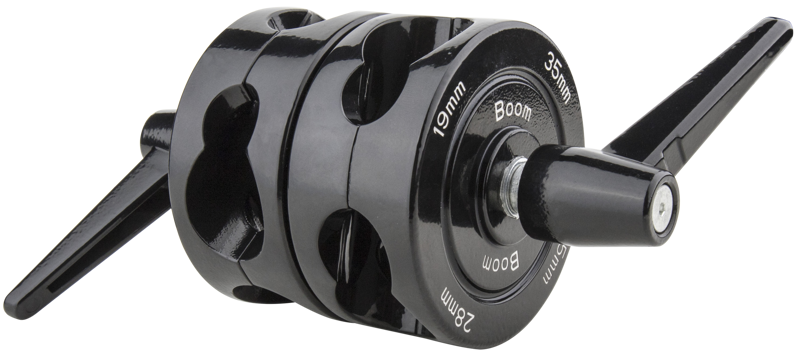 Designed for mounting a boom arm to a heavy duty stand.