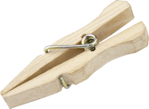 KUPO KCP-347 Wood C47 Spring-Type Clothspins (50 Pcs Per Bag)