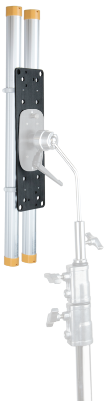 KUPO KCP-402 Twist-Lock Mounting Plate For Dual Fluorescent T12 Lamps