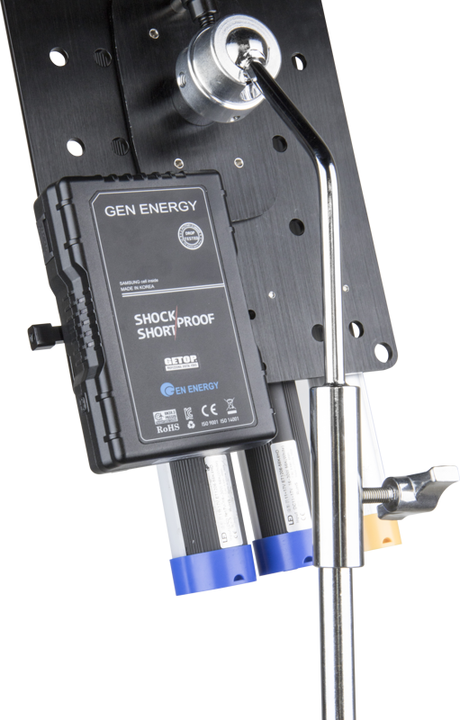 KUPO KCP-404 Twist-Lock Mounting Plate For Four Fluorescent T12 Lamps