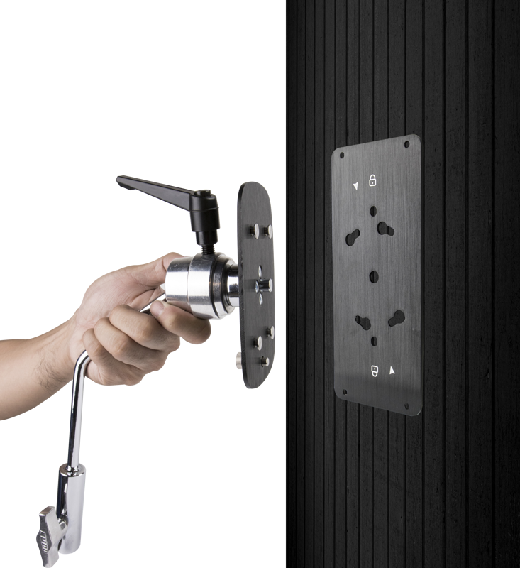 KUPO KCP-416 Twist Lock Rear Mounting Plate For Kino Flo Double