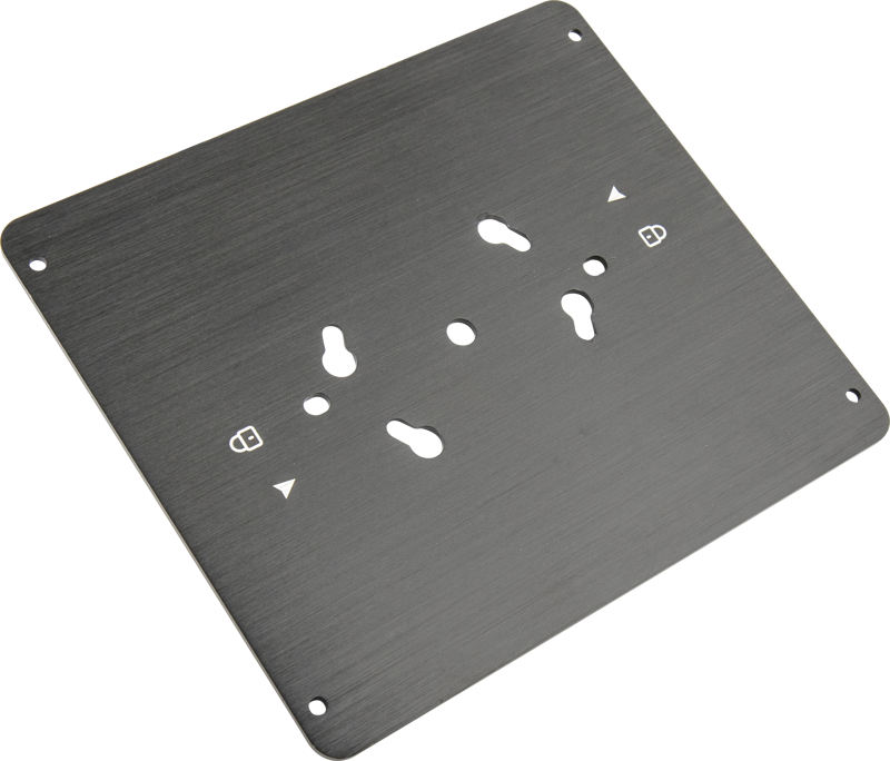 This ingenious engineered plate is made with lightweight and durable aluminum and is designed for attaching the back of the lighting fixture.