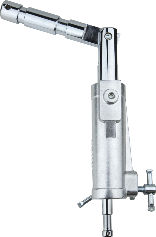 Designed for use on the end of a boom arm to maintain a constant downward angle of a mounted light fixture