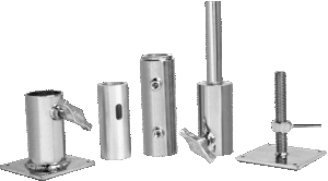 KUPO KCP-712TSK Telescopic Wall Spreader Kit For Pipe 1-1/2" Schedule 40 (O.D.48.3mm)