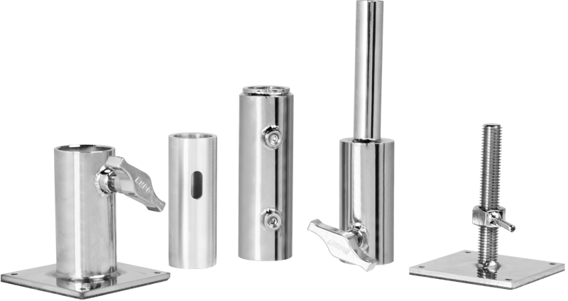 KUPO KCP-714TSK Telescopic Wall Spreader Kit For Pipe 1-1/4" Schedule