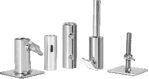 KUPO KCP-714TSK Telescopic Wall Spreader Kit For Pipe 1-1/4" Schedule