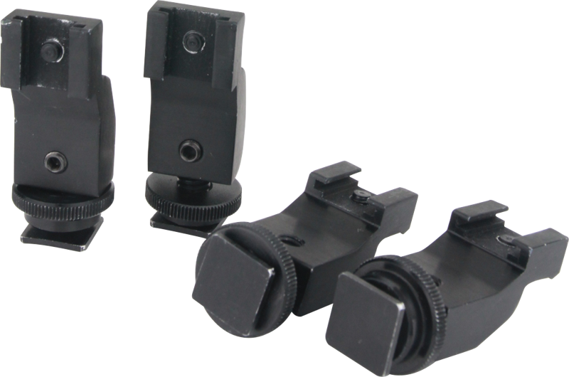 Optional aluminum made flash adapter which allows you to add more flash on the BAGUA.