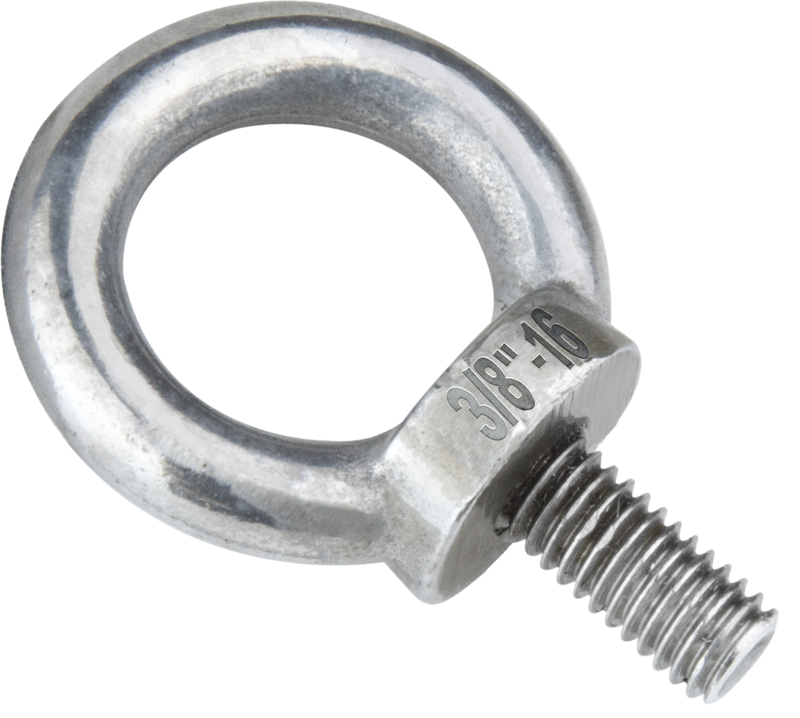 KUPO KS-155L Ring Bolt 3/8"-16 X 20mm Stainless Steel, Long Thread