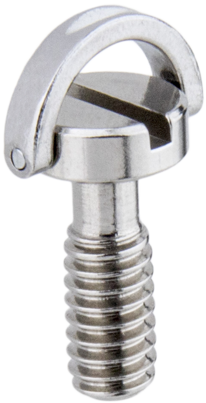 KUPO KS-184 Stainless Steel Flat Head Shaft D Ring 1/4" Screws(21mm)