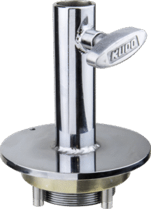 KUPO KS-258 Mitchell Round Mounting Plate w/1-1/8"(28mm) Junior Receiver