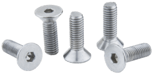 KUPO KS-293 3/8"-16Unc X 1-1/4" Stainless Hex Flat Head Screw Set (5Pcs)