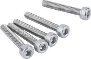 KUPO KS-295 M3*18mm Stainles Steel Hex Socket Cap (Set of 5)