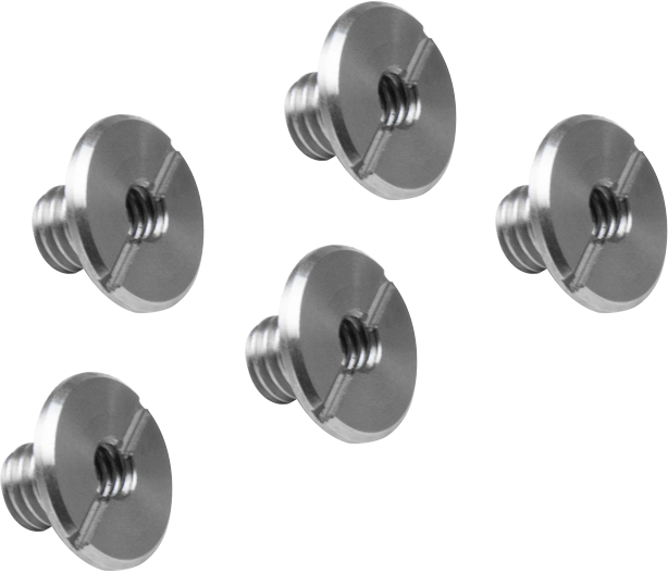 KUPO KS-361 Stainless Steel Sloted Pan Head 3/8"-16*10mm Screw ( 5 Pcs)