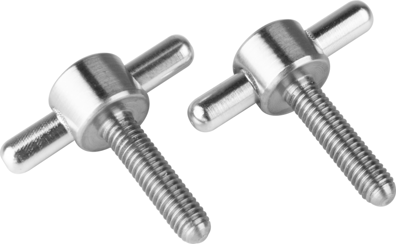 KUPO KS-365 Stainless Steel M6*25mm Tommy Bar Screw (Set of 2)