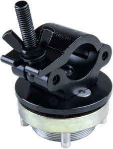 KUPO KS-696 Mitchell Mount With 2" Coupler Collar Castle & Nut