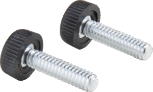 KUPO KS-902 Plastic Head Thumb Screw 1/4-20"X7/8"(22.23mm) Set of 2