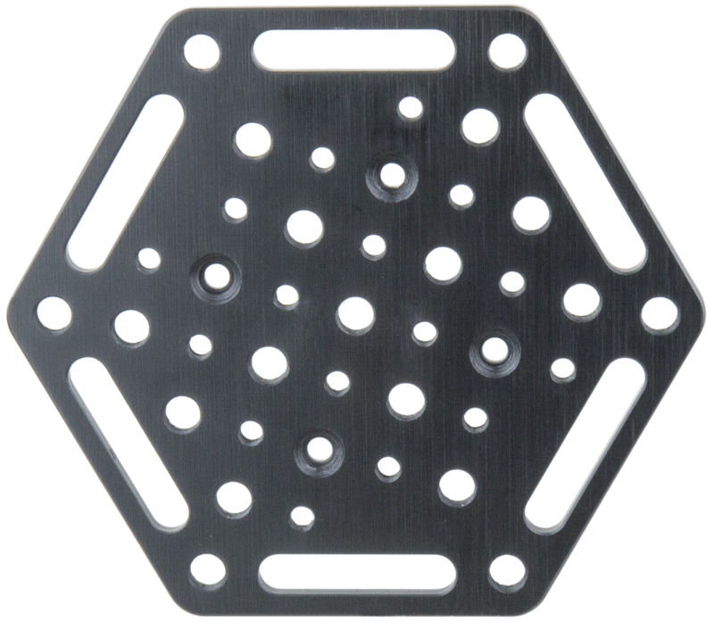 KUPO KS-0406 Hex Cheese Plate For 6" Suction Cup