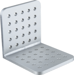 KUPO KS-0606L L-Cheese-Plate 6"(15.2cm)X 6"(15.2cm) With 3/8" Hole