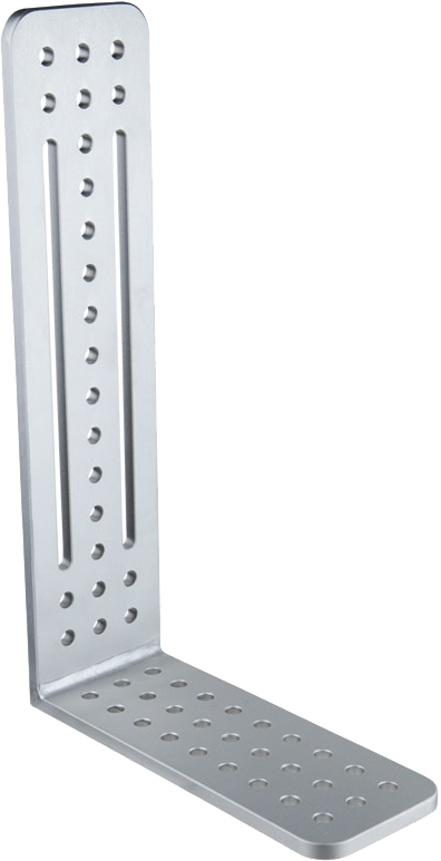 KUPO KS-1016C L-Cheese-Plate 10"(25.4cm)X 16"(40.6 cm) With 3/8" Hole