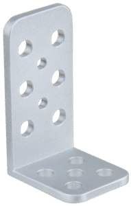 KUPO KS-2439L Mini L-Cheese-Plate 2.4"(6cm)X 3.9"(10cm) w/ 3/8" & 1/4" Hole