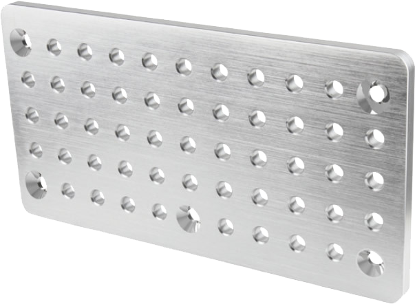 KUPO KS-6011 6"X 11" Rectangle Cheeseplate (Aluminum)