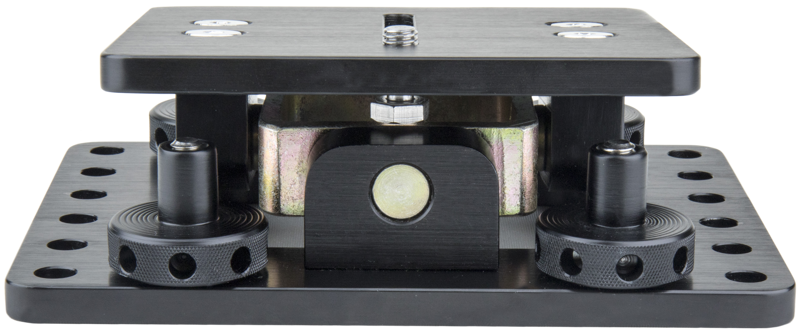 KUPO KSC-150 Mini 4 Way Leveling Cam Mount w/ 3/8" Slot-Blk