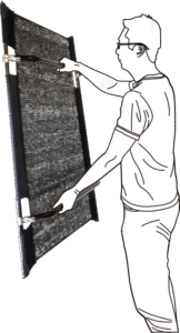 KUPO KWM-0406 4 X 6 ft. Wind Net Mobile Kit