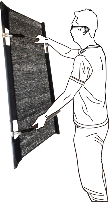 KUPO KWM-0406 4 X 6 ft. Wind Net Mobile Kit