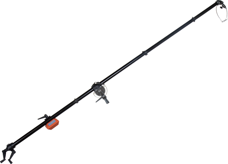 Kupo Ultra Boom becomes a reliable and user-friendly tool for elevating and angling your lighting to achieve the desired effect without the need to climb a ladder. With a maximum load capacity of 5 kg (11 lbs) and the ability to extend up to 2.7 m (8.8 ft) using a 4 kg (8.8 lbs) counterweight (included)