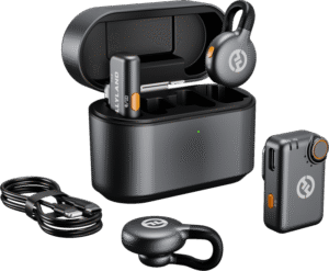 HOLLYLAND LARK M2S Combo Wireless Lavalier Microphone Combo (Space Gray)