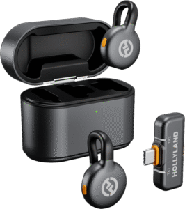 HOLLYLAND LARK M2S Duo Wireless Lavalier Microphone with USB-C Plug (Duo, Space Gray)