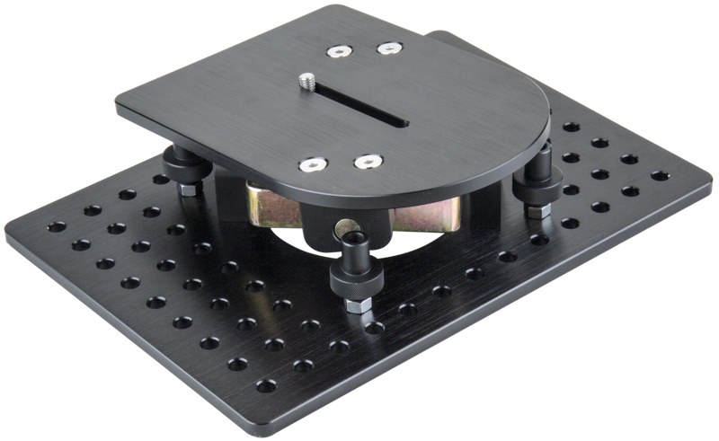 KUPO KSC-160 4 Way Leveling Cam Mount w/ 3/8" Slot-Blk