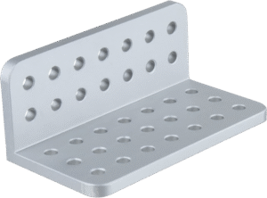 KUPO KS-3139L Midi L-Cheese-Plate 3.1"(8cm)X 3.9"(10cm) w/ 3/8" & 1/4" Hole