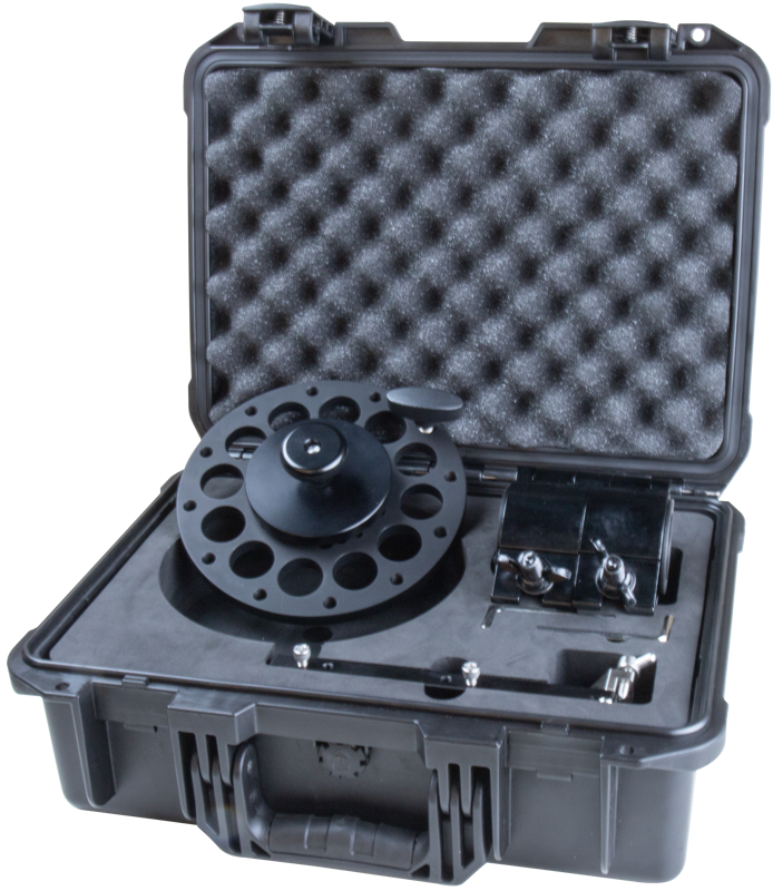 Kupo Steadicam Hard Mount allows a Steadicam rig to be mounted on 48~50mm pipe or Mitchell plate. It includes the machined anodized rectangle aluminum mounting plate with stainless steel female socket block which comes with two 40mm long custom stainless steel 1-¼”-20 T handle knobs.