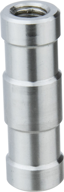 KUPO KS-186 Stainless Steel Round Baby Stud 3/8"-16F & 3/8"-16F