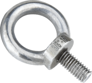KUPO KS-155L Ring Bolt 3/8"-16 X 20mm Stainless Steel, Long Thread