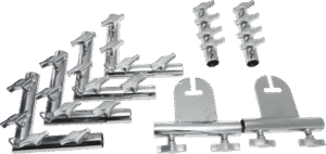 KUPO KHS-112 Round Pipe Butterly Frame For Pipe 1-1/2" Scheduel 40 (48.3mm) Kits