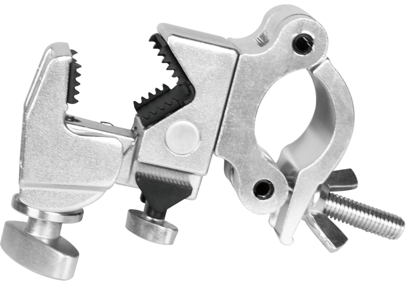 KUPO KCP-715P Toothy Convi. Clamp w/ Half Coupler