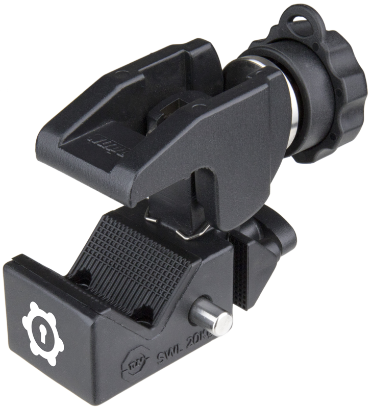 High strength composite of the locking knob assures the reliability and durability to prevent your devices from theft and unwanted tampering.