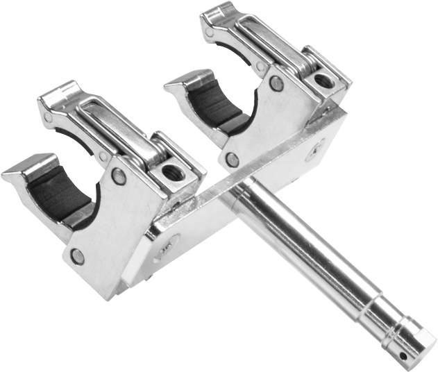 The Kupo Universal LED Tube Mount Holder features two build-in spring metal clamps with rubber pad inside allows you to firmly keep major brand of LED tube in place and protect it from scratches.