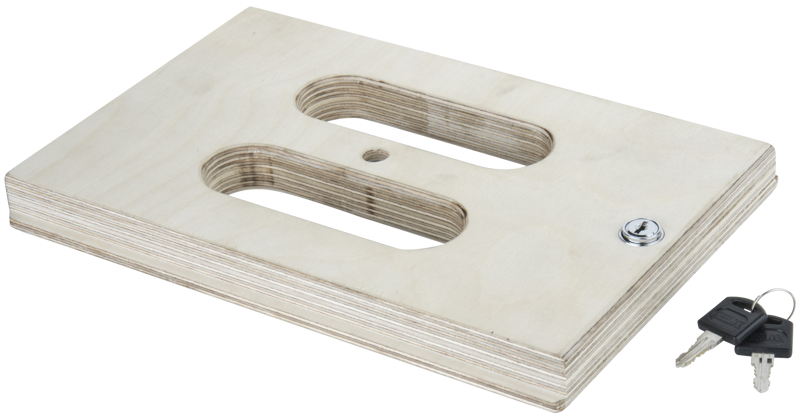 The Kupo lockable sliding cover is designed for Kupo full size nesting apple box.